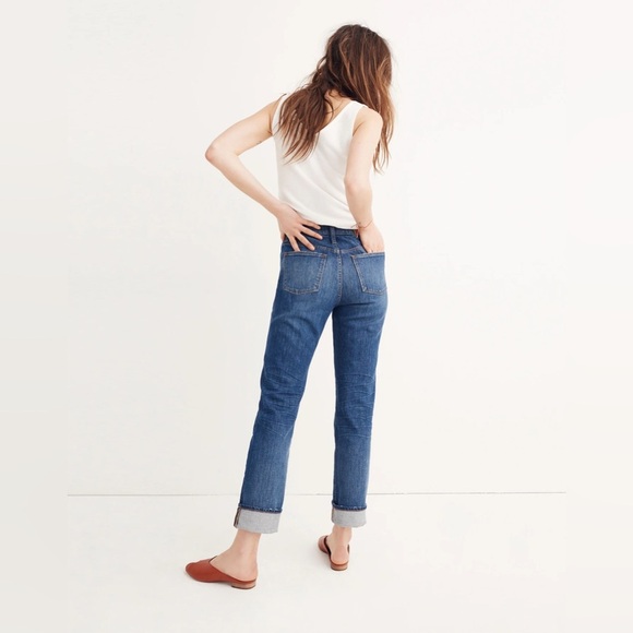 Madewell High Rise Slim Boyjean Milton Wash size 26 - Picture 2 of 16